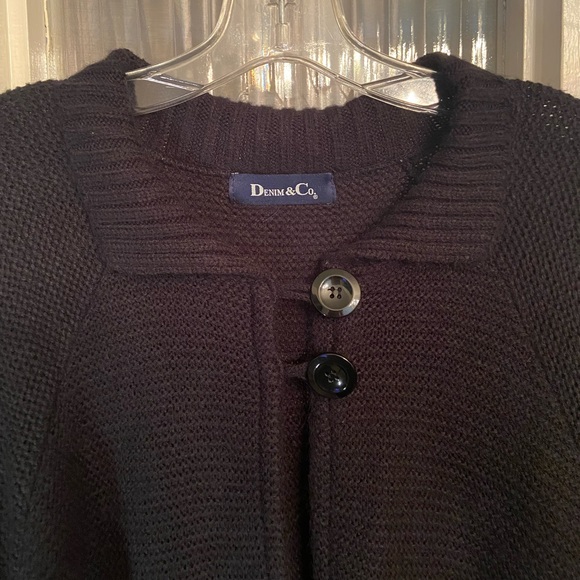 Denim&Co Two Button Cardigan - Picture 4 of 14